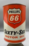 Phillips 66 Motor Oil Quart Can