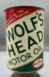 Wolf's Head Motor Oil Quart Can