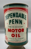 Dependable Penn Motor Oil Quart Can Cleveland, OH