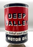 Deep Valley Motor Oil Quart Can