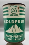 Cities Service Koldpruf Anti-Freeze Quart Can w/ Penguin