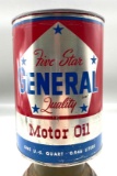 Five Star General Motor Oil Quart Can Braintree, MA