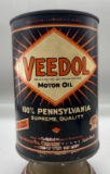 Early Veedol Quart Oil Can