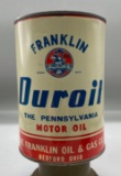 Franklin Quart Oil Can Bedford, Ohio w/ Ben Franklin Graphic