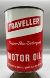 Traveler Motor Oil Quart Can