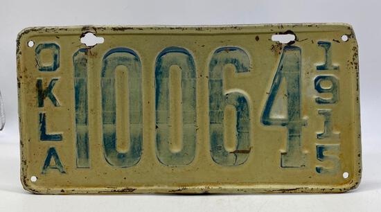 Oil Capital Collectibles License Plate Auction