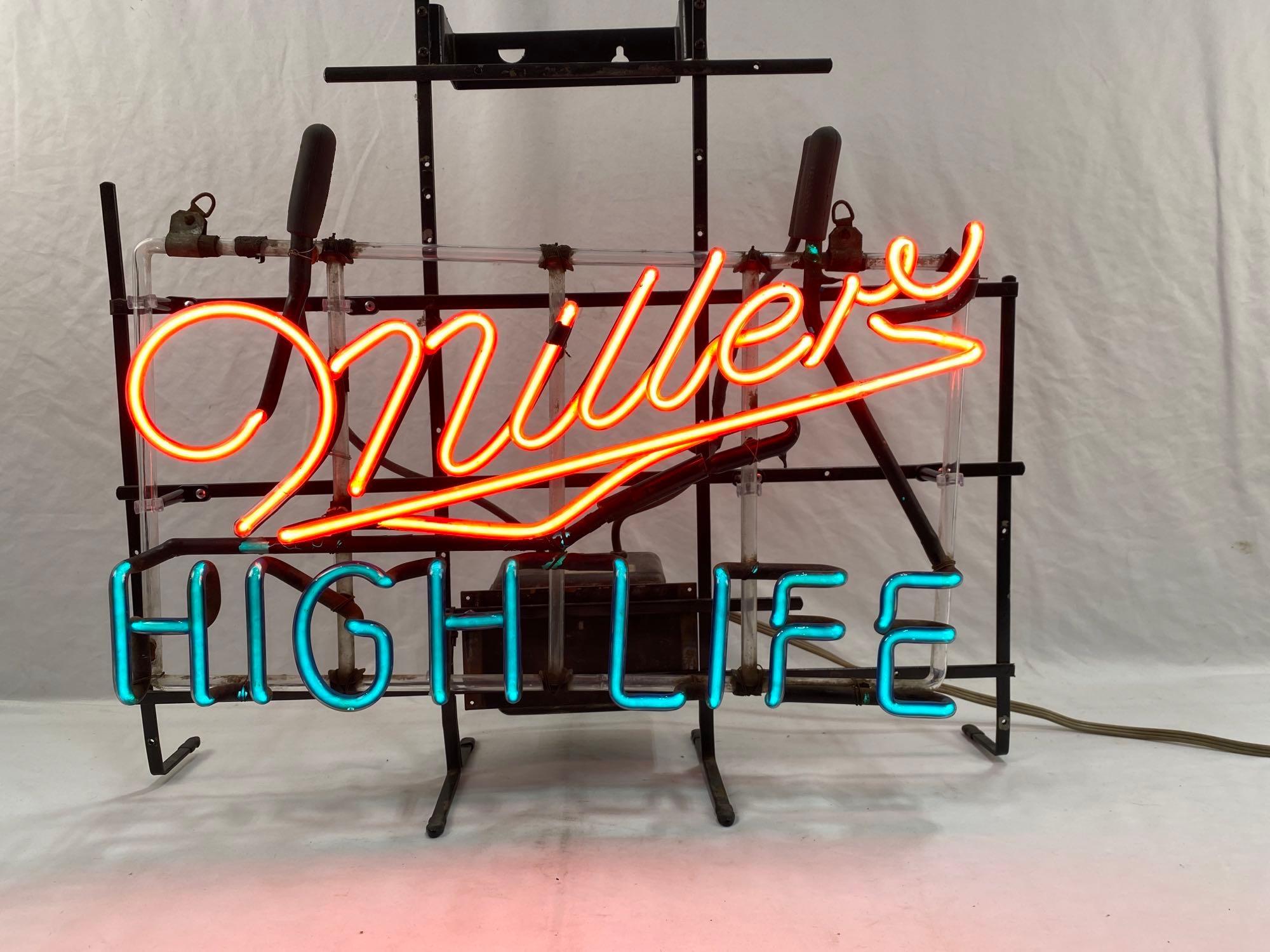Vintage Miller High Life Neon Sign | Proxibid
