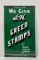 1954 S&H Green Stamp Porcelain Sign