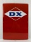 D-X Porcelain Gas Pump Sign