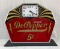 1994 Dr Pepper Reproduction Reverse Painted Glass Clock