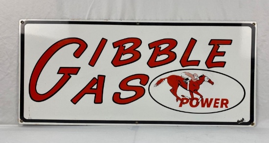 Gibble Gas Porcelain Sign