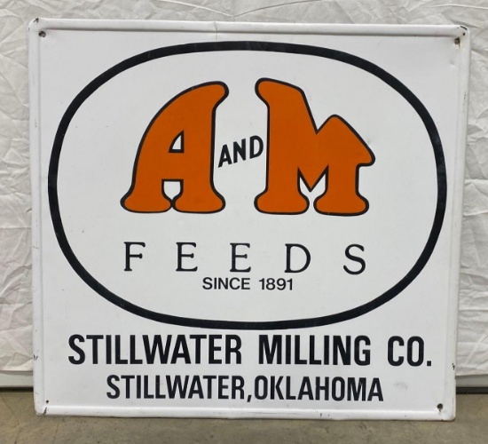 A&M Milling and Feeds Sign Stillwater, Oklahoma