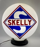 Skelly One Piece Gasoline Pump Globe