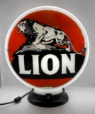 Lion Gasoline Pump Globe