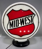 Midwest Gasoline Pump Globe