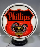Phillips 66 Ethyl Gasoline Pump Globe