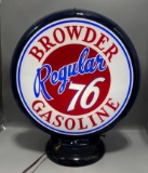 Browder Regular 76 Gasoline Pump Globe