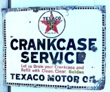 Porcelain Texaco Crankcase Sign