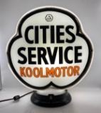 Cities Service Koolmotor Clover Gasoline Pump Globe
