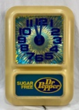 Dr Pepper Sugar Free Motion Lighted Clock