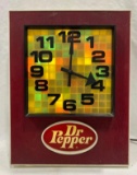 Dr Pepper Motion Lighted Clock