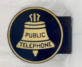 Bell Public Telephone Flange Sign