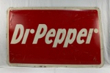 Large Dr Pepper Metal Sign
