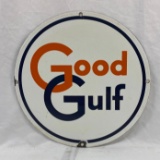 Porcelain Good Gulf Porcelain Sign
