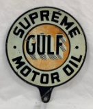 Early Gulf Supreme Motor Oil Lubester Paddle