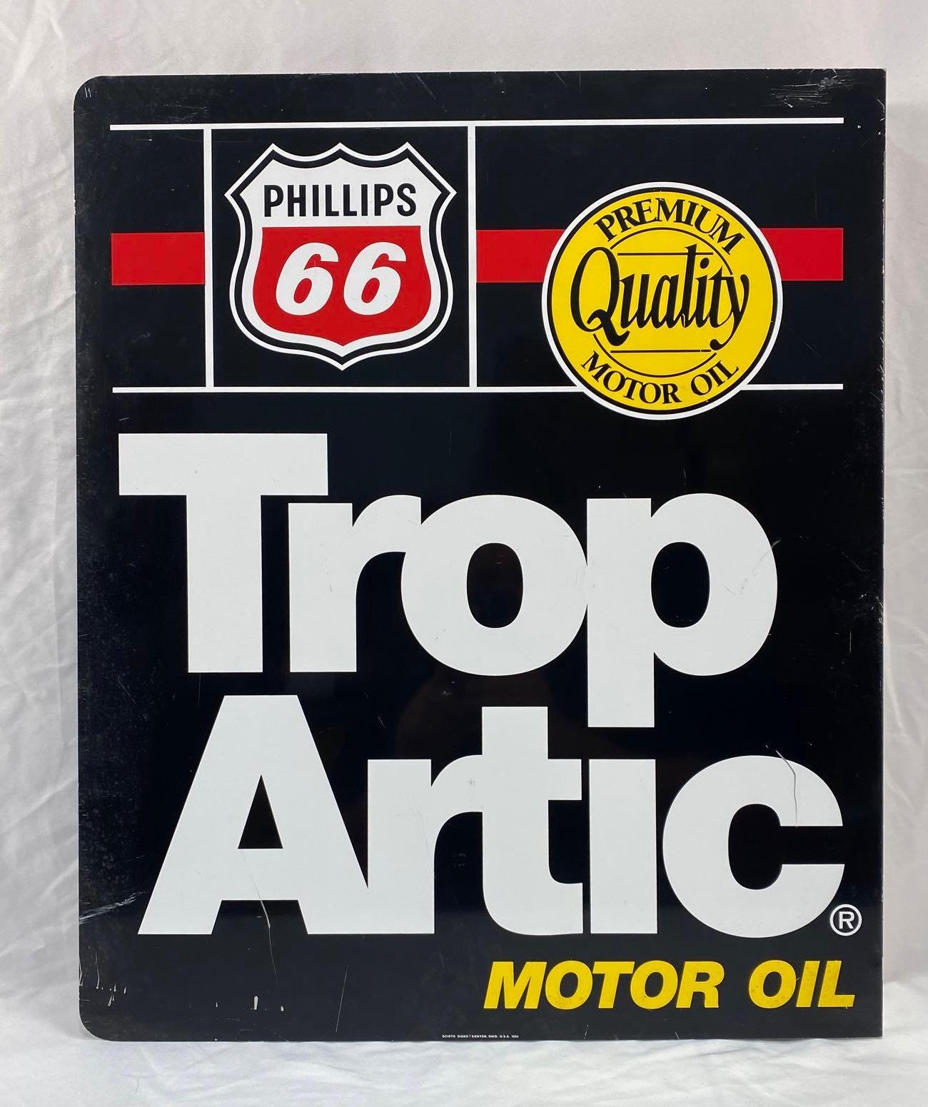Phillips 66 Trop-Artic Flange Sign | Proxibid