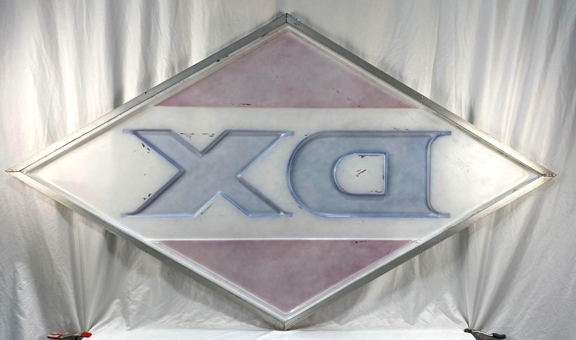 1960's D-X Lexan Sign | Proxibid