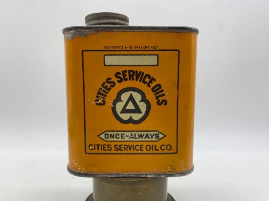 Early Cities Service Oils 1/8th Gallon Can