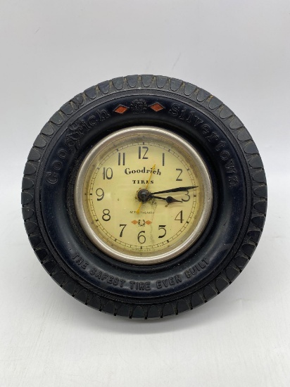 1930's Goodrich Tire Seth Thomas Desk Clock