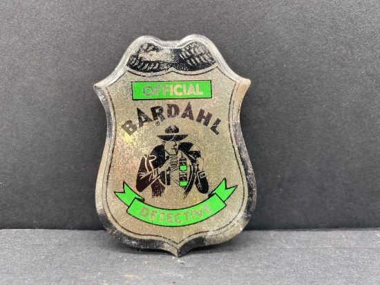 Official Bardahl Detective Toy Badge
