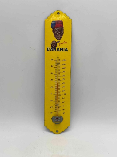 Porcelain Banania Thermometer w/ graphics