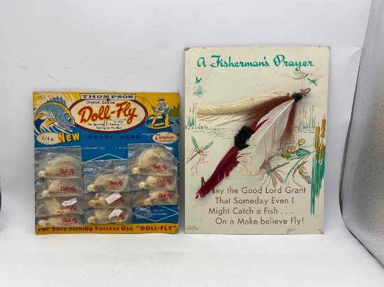 Doll Fly Jig and Fisherman's Prayer Counter Displays