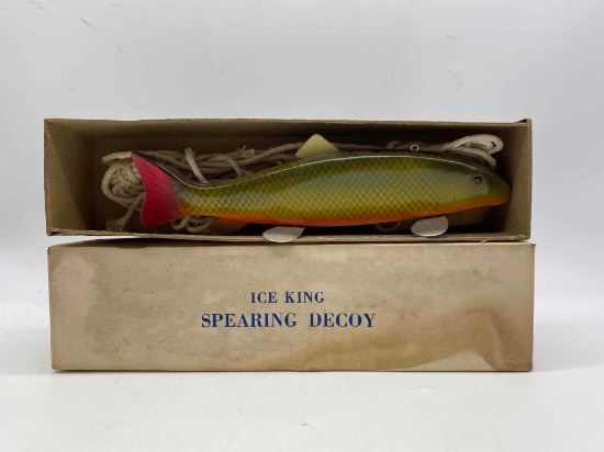 Ice King Spearing Decoy w/ Original Box