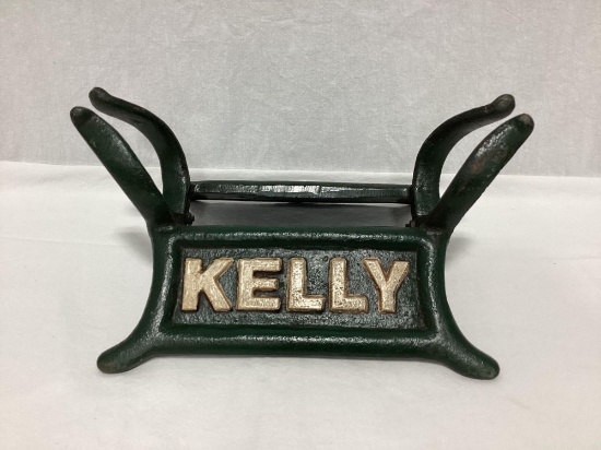 Early Kelly Cast Iron Tire Stand