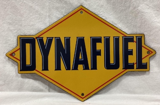 Sunoco Dynafuel Gasoline Pump Sign