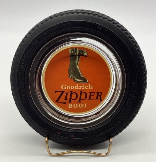 1930's Goodrich Zipper Boot Tire Ashtray