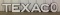 Texaco White Porcelain Letters