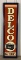 1942 Delco Batteries Masonite Column Sign