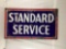 Standard Service Porcelain Sign