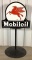 Mobil Keyhole Curb Sign W/ Black bottom & Socony Base