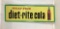 Sugar-Free Diet-Rite Metal Sign w/ Bottle