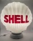 Shell Clam One Piece Gasoline Pump Globe