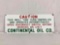 Conoco Oilwell Caution Porcelain Sign