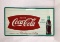 Large Coca-Cola Sign W/ Fishtail and Bottle 56x32