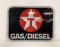 Texaco Gas/Diesel Reflective Metal Sign