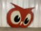 Large Wood Red Owl Grocery Store Trade Sign